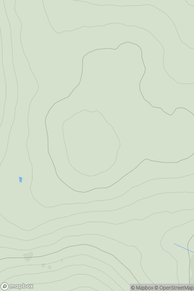 Thumbnail image for Carn Dubh [Glen Albyn and the Monadh Liath] [NH755135] showing contour plot for surrounding peak